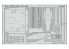 EDUARD photodecoupe avion Big33128 F-100F Partie II Trumpeter 1/32