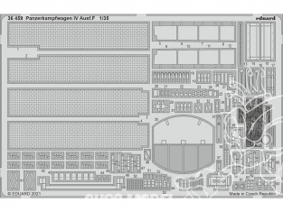 Eduard photodecoupe militaire 36459 Amélioration Panzerkampfwagen IV Ausf.F Tamiya 1/35