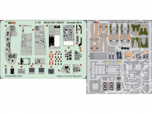 Eduard Space décalques 3D 3DL32001 Tornado GR.4 Italeri 1/72