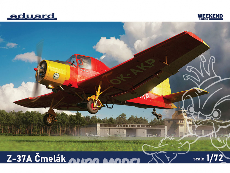 EDUARD maquette avion 7456 Z-37A Cmelak WeekEnd Edition 1/72