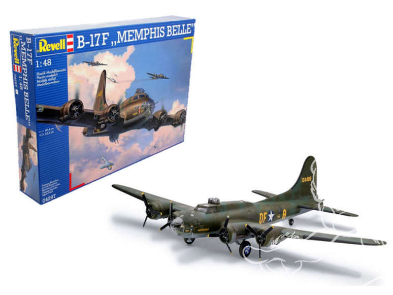 REVELL maquette avion 4297 B-17F Memphis Belle 1/48