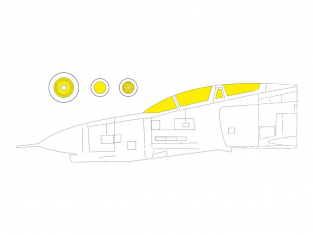Eduard Express Mask CX595 F-4EJ Fine Molds 1/72