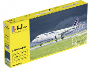 HELLER maquette avion 80448 AIRBUS A320 Air France 1/125
