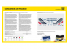 HELLER maquette avion 56445 STARTER KIT Concorde Air France inclus peintures principale colle et pinceau 1/125