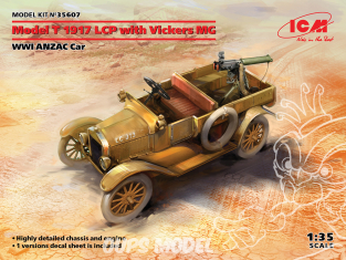 Icm maquette militaire 35607 Modèle T 1917 LCP avec Vickers MG 1/35