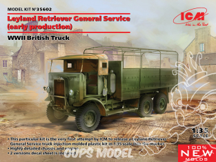 Icm maquette militaire 35602 Leyland Retriever General Service (début de production) 1/35