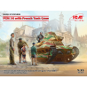 Icm maquette militaire 35338 FCM 36 avec équipage de char français 1/35