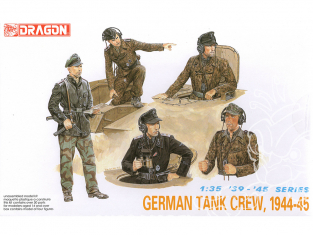 dragon maquette militaire 6014 Équipage de char allemand 1944-45 1/35