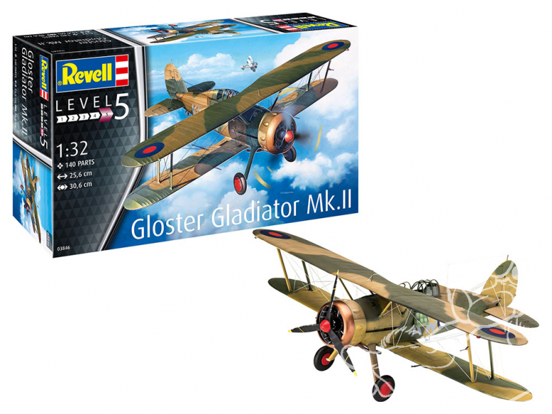 Revell maquette avion 03846 Gloster Gladiator Mk. II 1/32