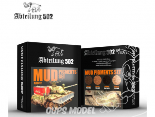 Abteilung 502 set de pigments abt412 Set Boue