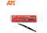 AK interactive ak9161 Pince de précision courbe pointe fine