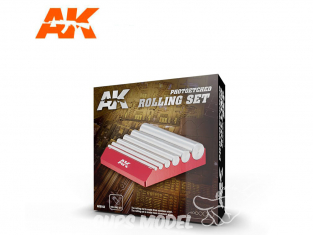 AK interactive ak9163 Set barres de roulement pour photodécoupe