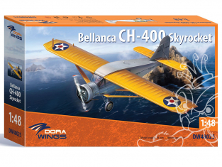 Dora Wings maquette avion DW48025 Bellanca CH-400 Skyrocket 1/48