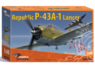 Dora Wings maquette avion DW48032 Republic P-43A-1 Lancer 1/48