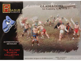 Pegasus maquette figurines 7100 GLADIATEURS 1/72