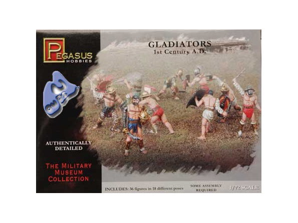 Pegasus maquette figurines 7100 GLADIATEURS 1/72