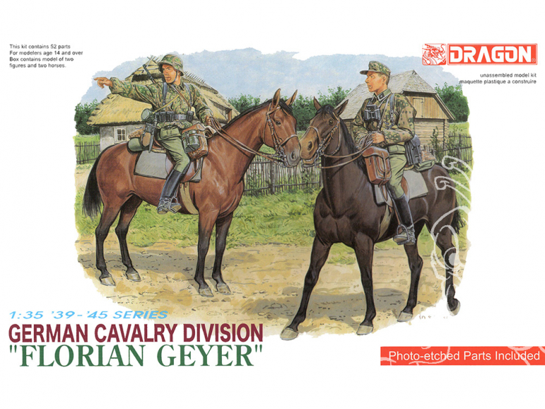dragon maquette militaire 6046 Division de cavalerie Allemande Florian Geyer 1/35