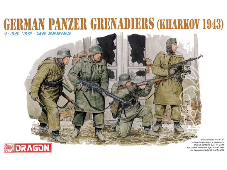 dragon maquette militaire 6059 Panzer Grenadiers Allemand Kharkov 1943 1/35