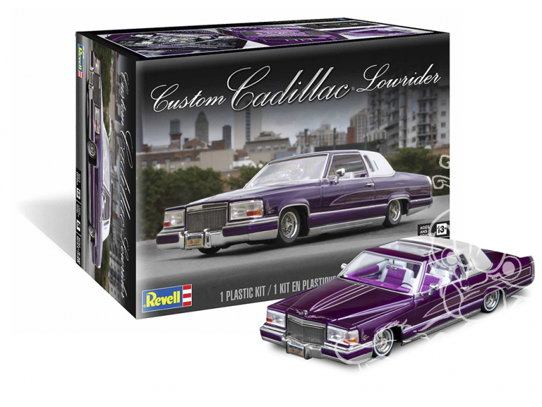 Revell US maquette voiture 4438 Custom Cadillac Lowrider 1/25