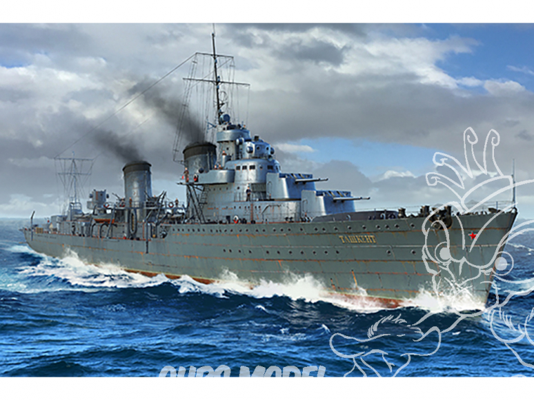 TRUMPETER maquette bateau 05357 Destroyer russe Taszkient 1942 1/350