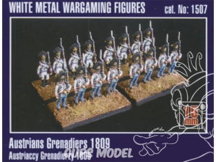 Mirage maquette FIGURINES 1507 Grenadiers autrichiens 1809 1/72