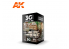 Ak interactive peinture acrylique 3G Set AK11649 COULEURS AUSCAM 3 x 17ml