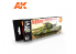 Ak interactive peinture acrylique 3G Set AK11653 COULEURS CAMOUFLAGE MERDC 8 x 17ml