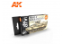 Ak interactive peinture acrylique 3G Set AK11655 IRAK et AFGHANISTAN 6 x 17ml