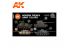 Ak interactive peinture acrylique 3G Set AK11661 COULEURS MODERNES DE L&#039;ARMÉE FRANÇAISE 6 x 17ml