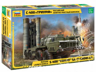 Zvezda maquette militaire 5068 Système de missile antiaérien russe S-400 "Triumph" SA-21 Growler 1/72