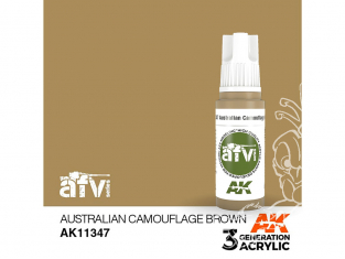 Ak interactive peinture acrylique 3G AK11347 BRUN CAMOUFLAGE AUSTRALIEN 17ml AFV