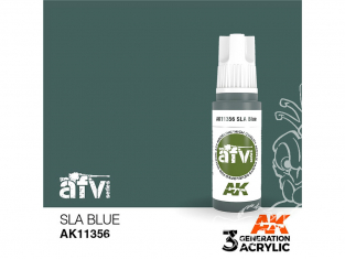 Ak interactive peinture acrylique 3G AK11356 SLA BLEU 17ml AFV