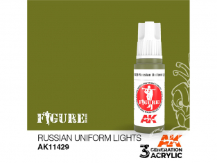 Ak interactive peinture acrylique 3G AK11429 UNIFORME RUSSE VERT CLAIR 17ml FIGURINE