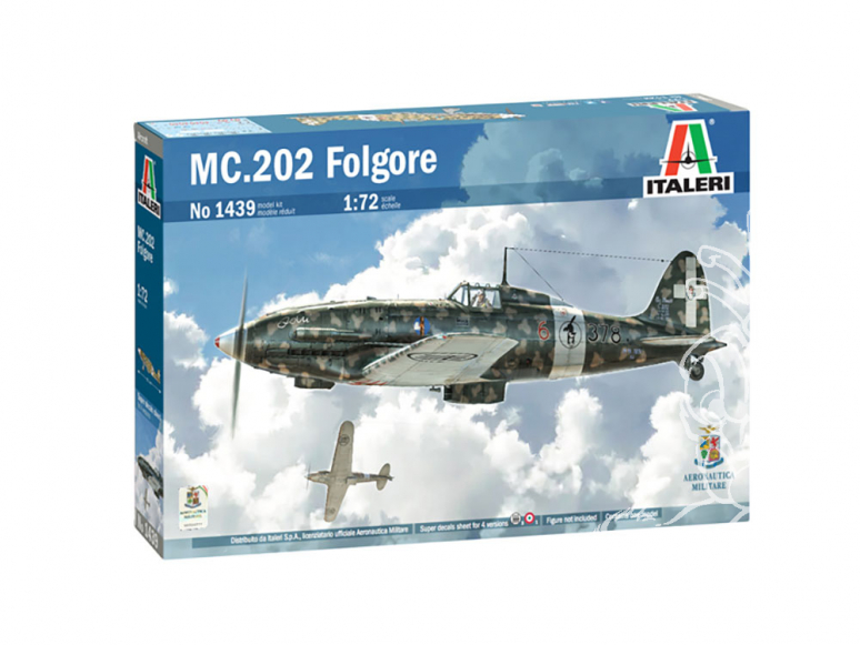 Italeri maquette avion 1439 MC.202 Folgore 1/72