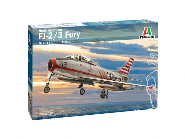 Italeri maquette avion 2811 North American FJ-2/3 Fury 1/48