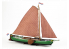 Billing boats bateau bois 398 Friese Tjalk 1/36