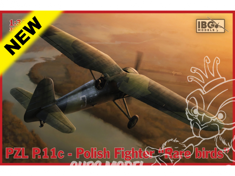 IBG maquette avion 32004 PZL P.11c Polish Fighter “Rare Birds” 1/32