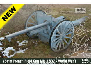 IBG maquette militaire 35067 Canon de campagne français Mle 1897 Première Guerre mondiale 1/35