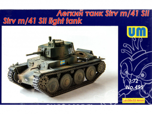 UM Unimodels maquettes militaire 495 Char léger Stridsvagn M/41 SII 1/72