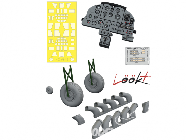 Eduard kit d'amelioration avion Löök+ 644093 IL-2 Zvezda 1/48