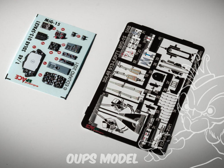 Eduard Space décalques 3D 3DL48013 MiG-15 Bronco / Hobby 2000 1/48