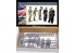 Gecko Models maquettes militaire 35GM0022 Equipage char britannique debut de guerre 1/35