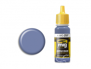 MIG peinture authentique 257 Bleu azur 17ml