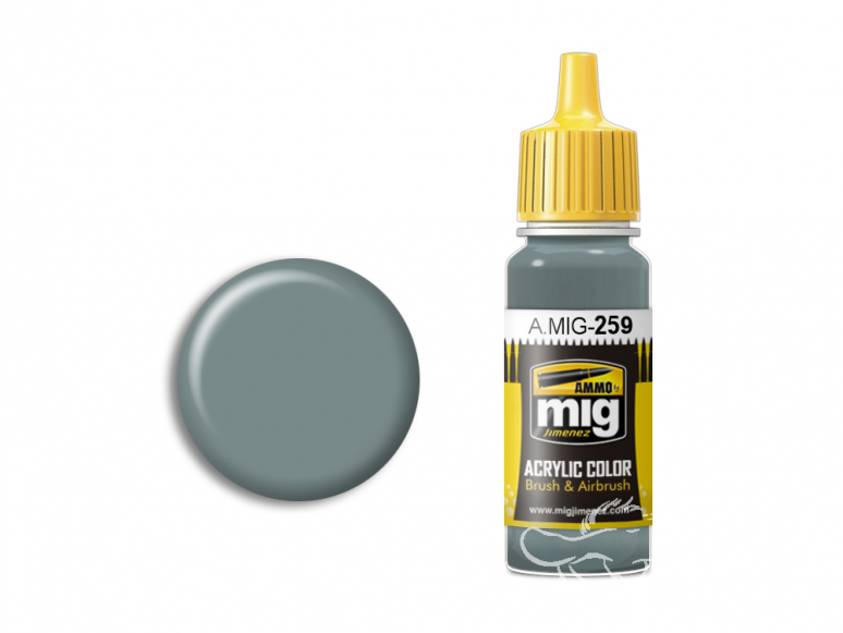 MIG peinture authentique 259 IJA Gris vert clair 17ml