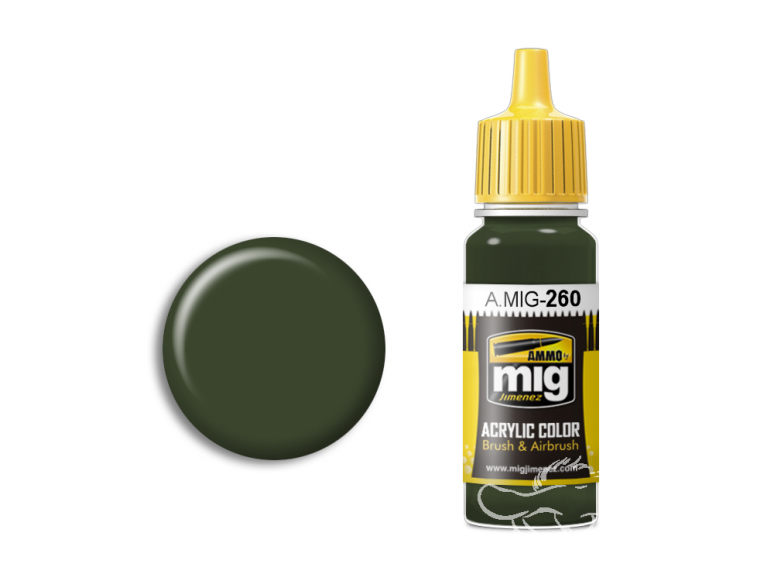 MIG peinture authentique 260 IJA Vert Kawasaki 17ml