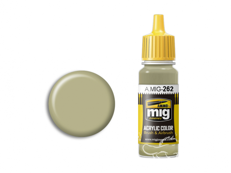 MIG peinture authentique 262 IJN Gris cendre 17ml