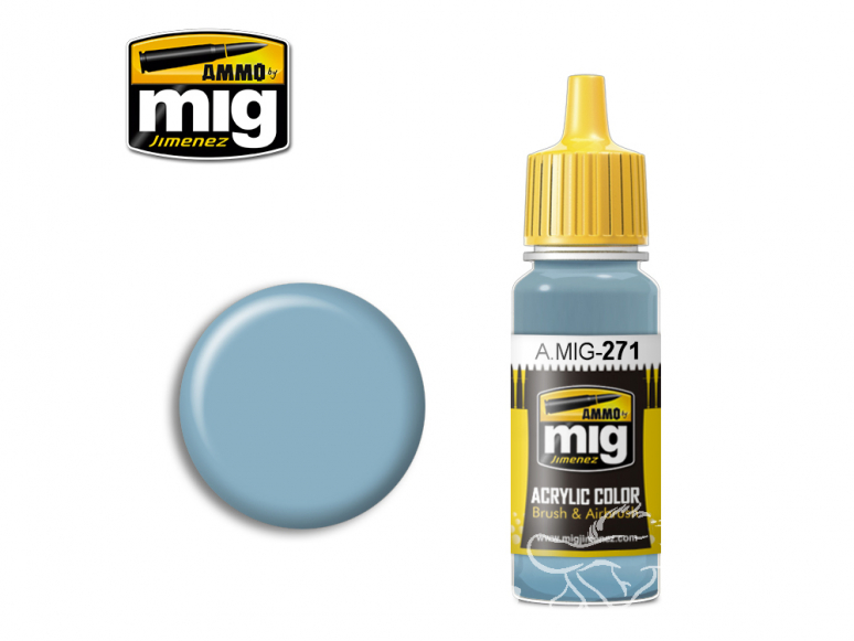 MIG peinture authentique 271 Bleu supériorité aérienne FS35450 17ml