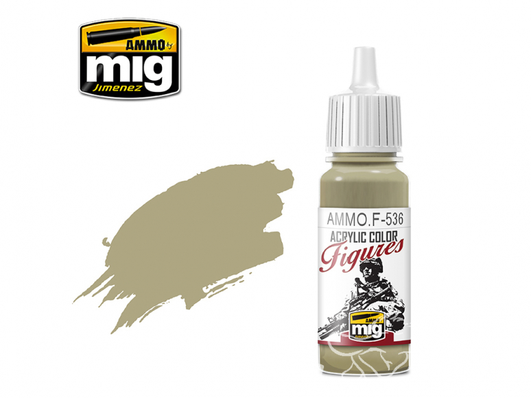 MIG peinture figurine F-536 Gris Splinter 17ml