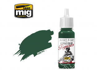 MIG peinture figurine F-542 Vert Phtalo 17ml