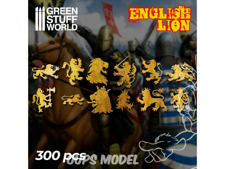 Green Stuff 508253 Symboles Lion Anglais